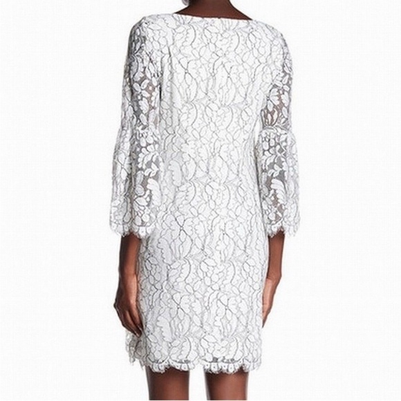 Eliza J Lace Bell Sleeve Shift Dress - Picture 3 of 13